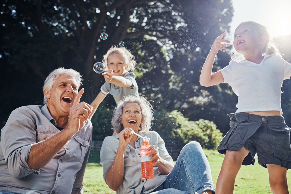 Grandparents Enjoying Life